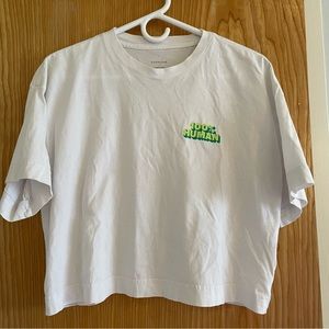 Everlane 100% Human Cropped Tee
